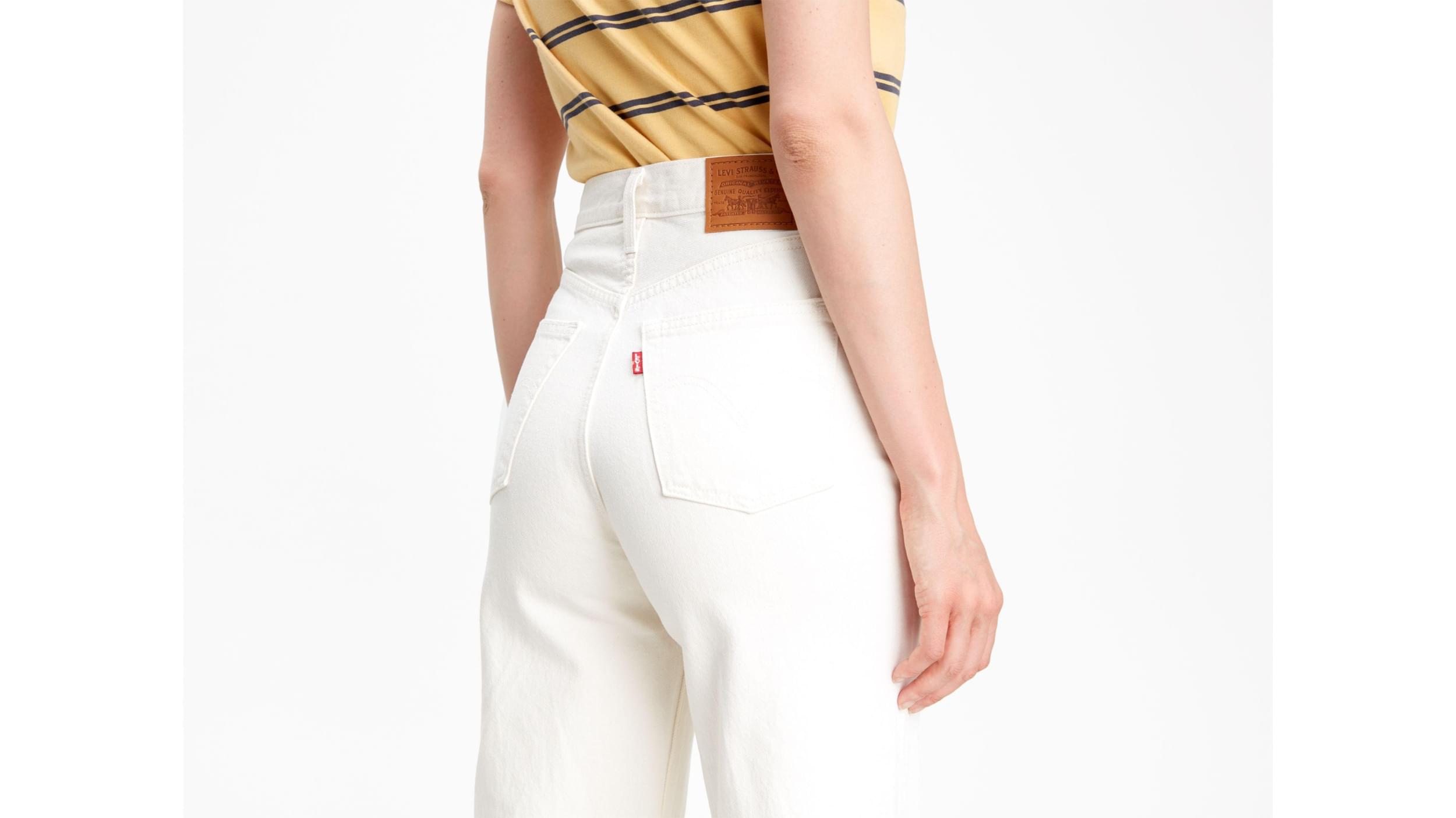 levis ribcage high waisted straight leg jeans